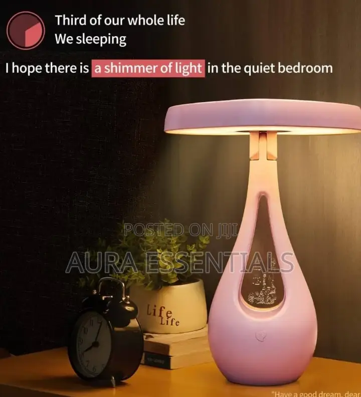 LED Rechargeable Makeup Mirror Back Ambient Light