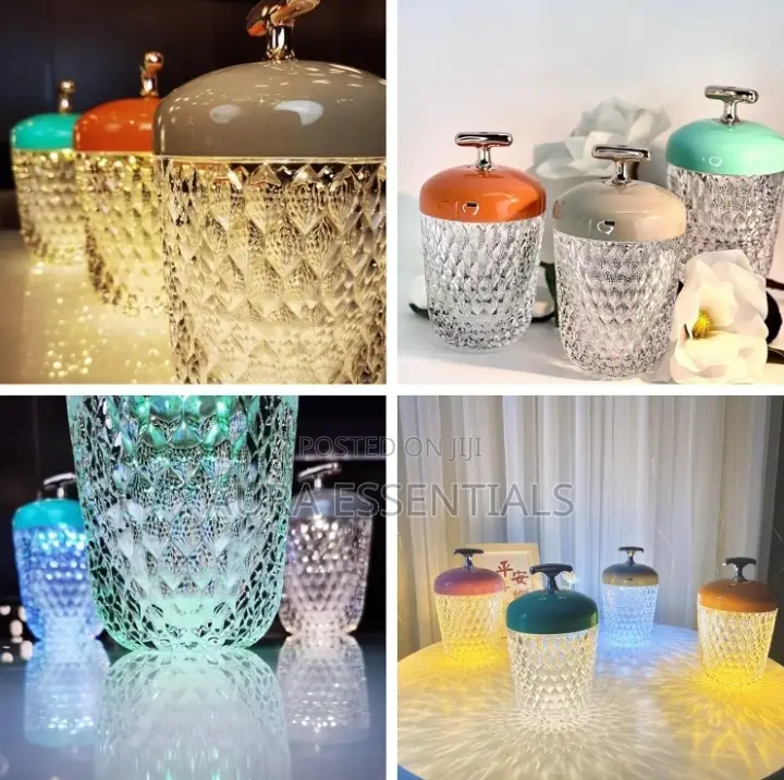 Crystal Pine Cone Shape Table Desk Light