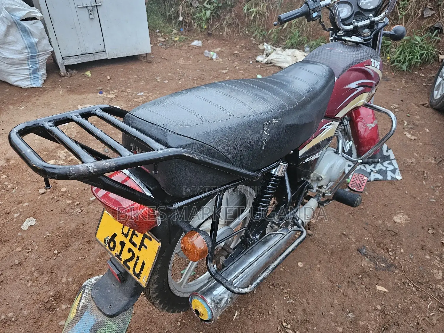 TVS XL 100 2017 Red