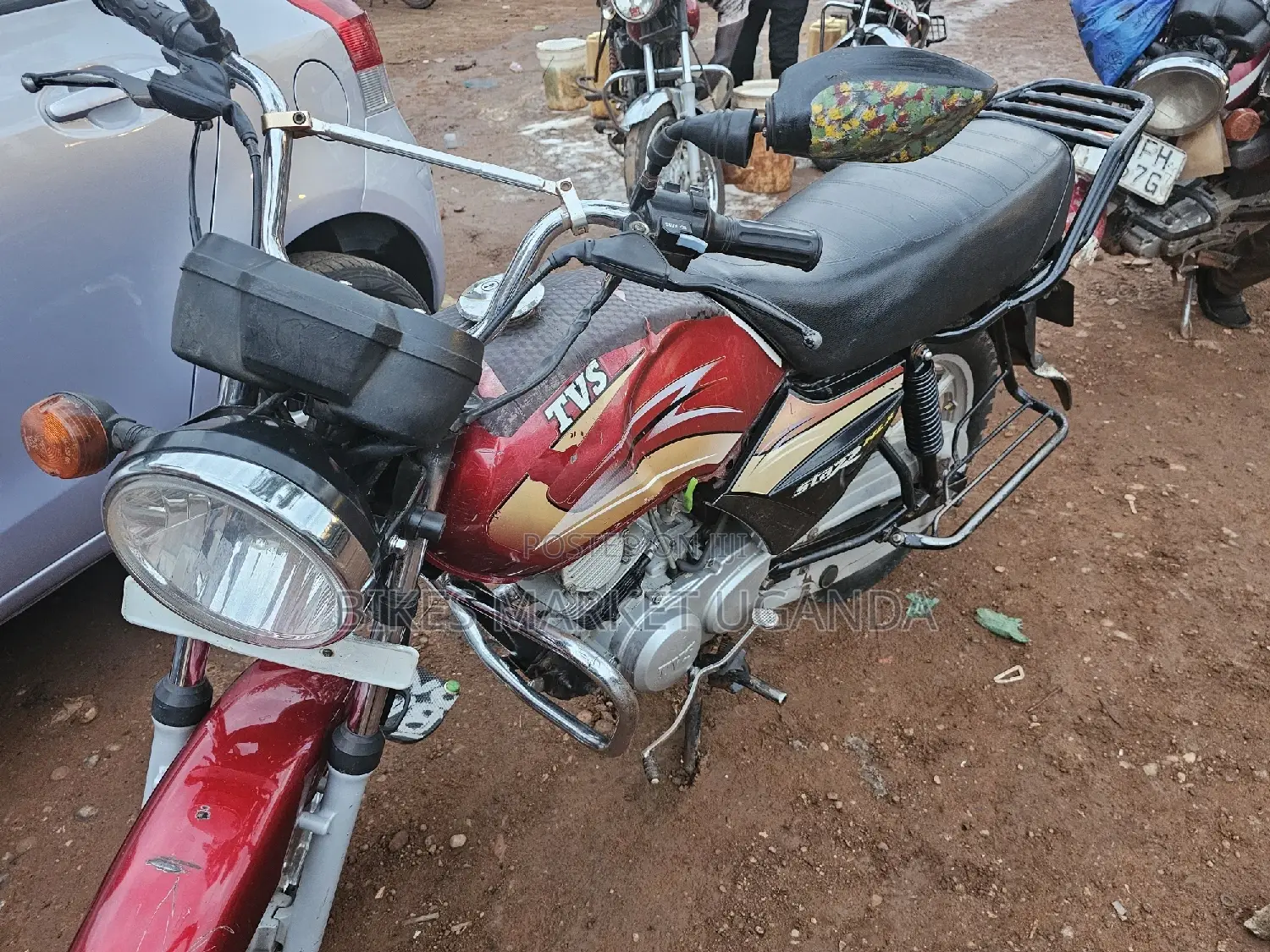 TVS XL 100 2017 Red