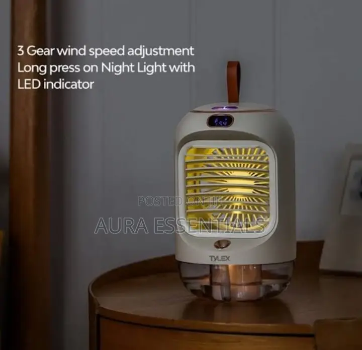 Rotating Cooling Humidifier Fan