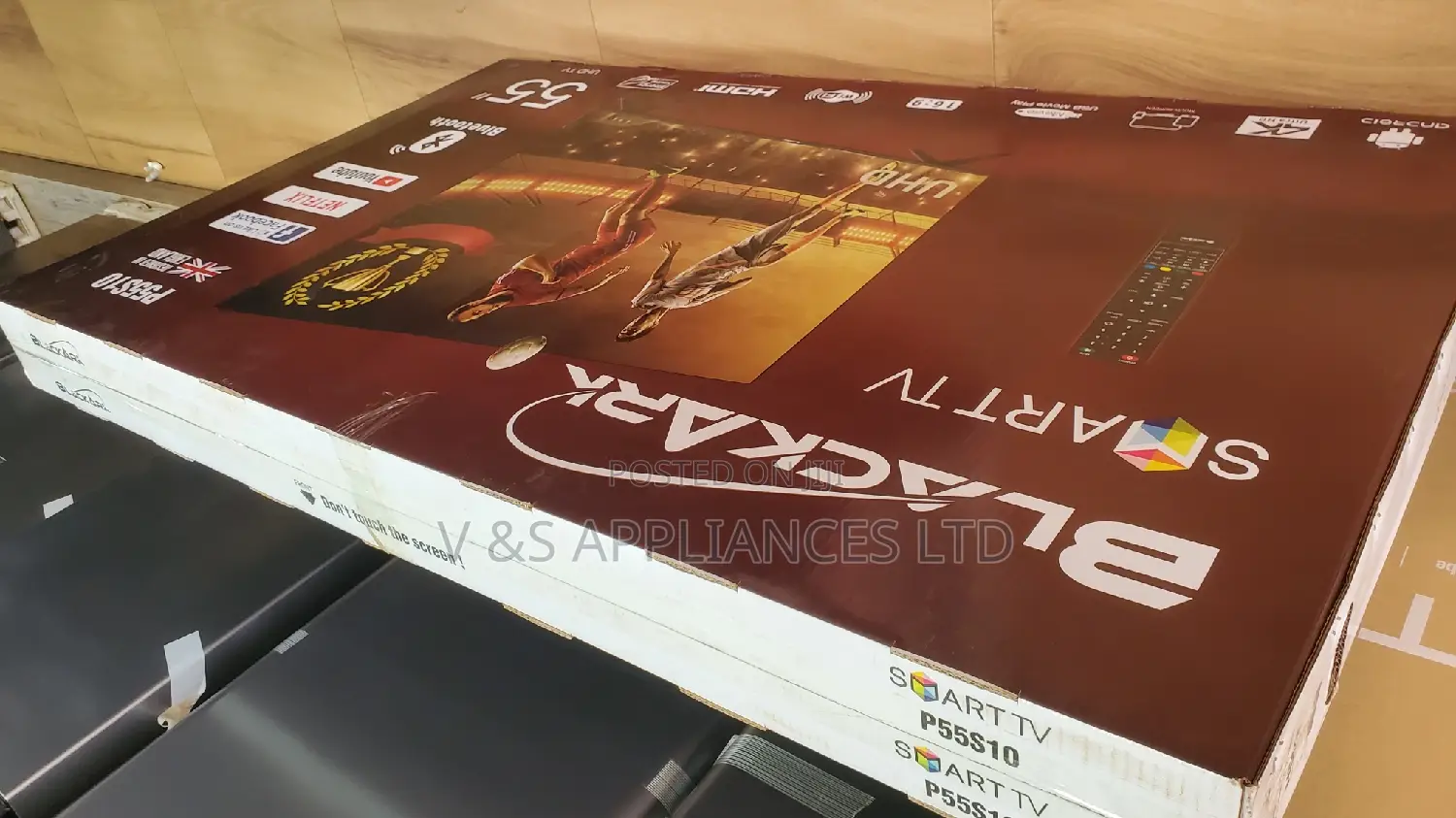 55 Black Ark Smart Tv