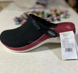 Literide Crocs. Black-Red