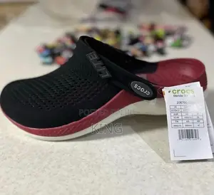 Literide Crocs. Black-Red