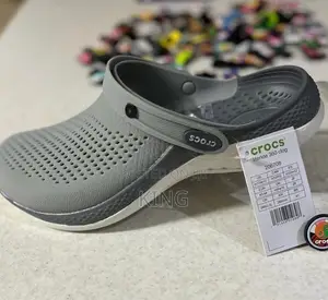 Grey New Crocs. Men and Women
