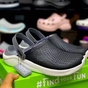 Literide. Black White Crocs