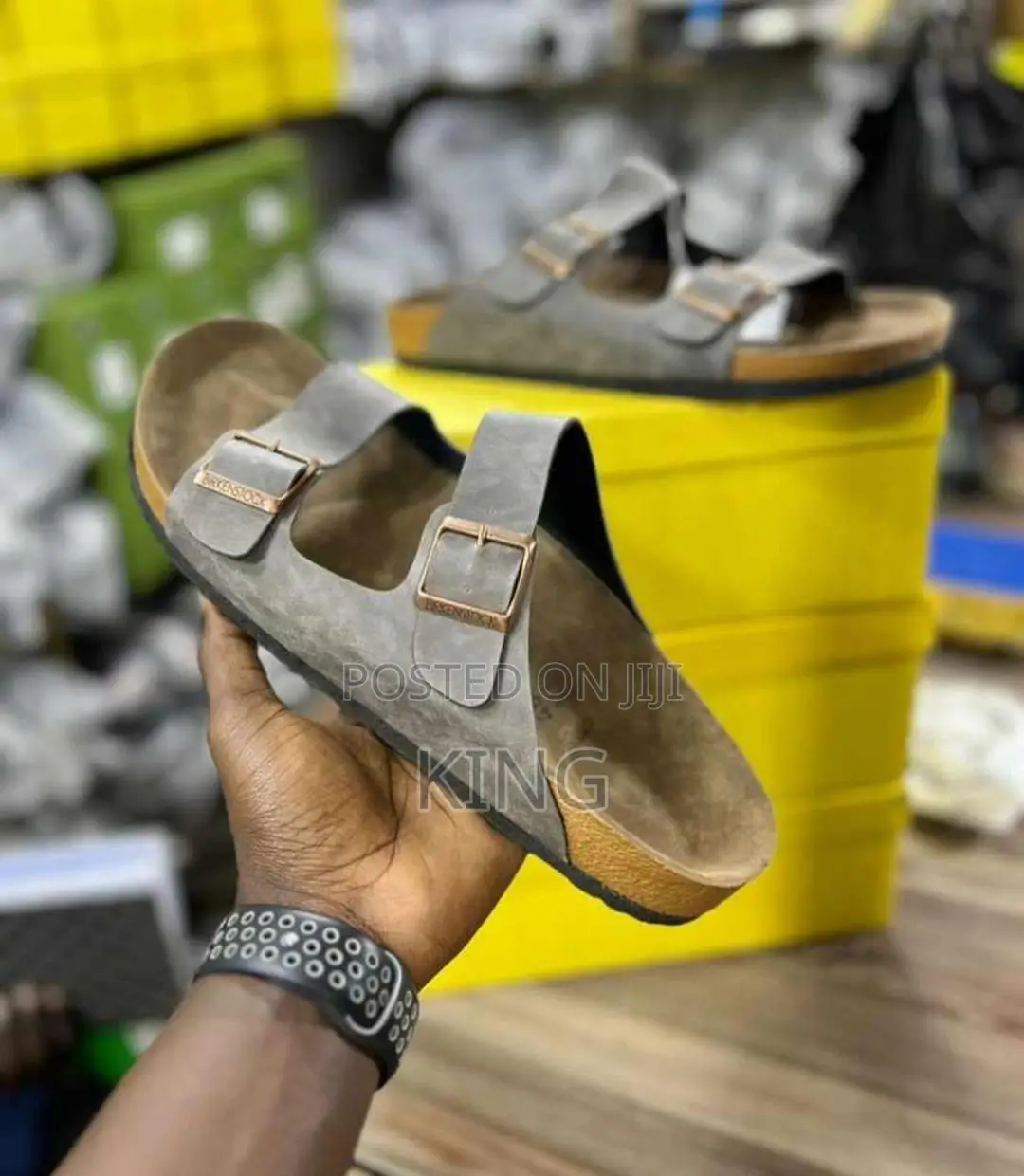 Birkenstock Light Grey Sandals