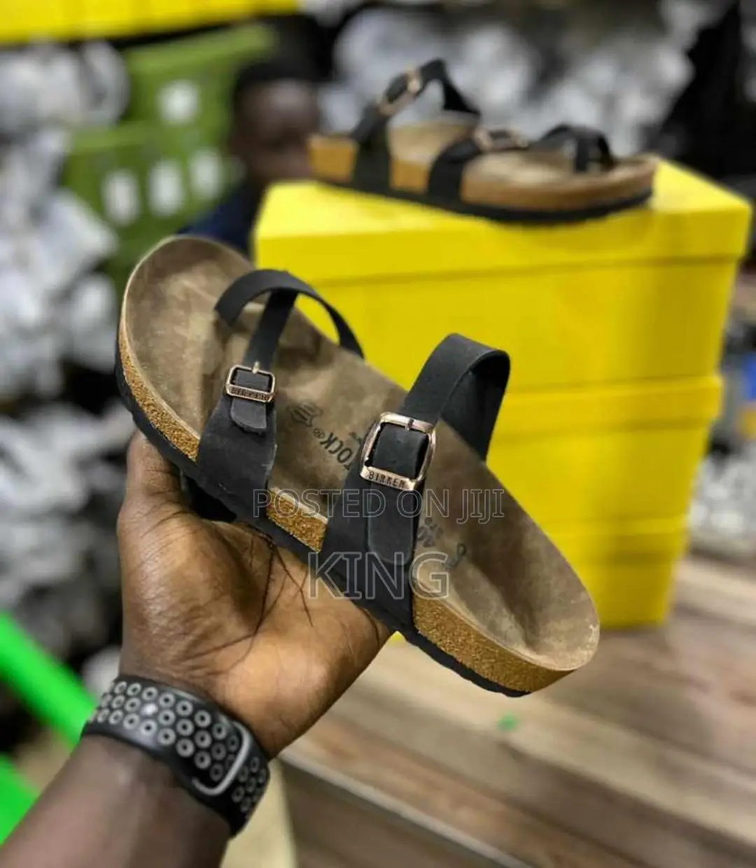 Black Birkenstock Strap Primal Sandals
