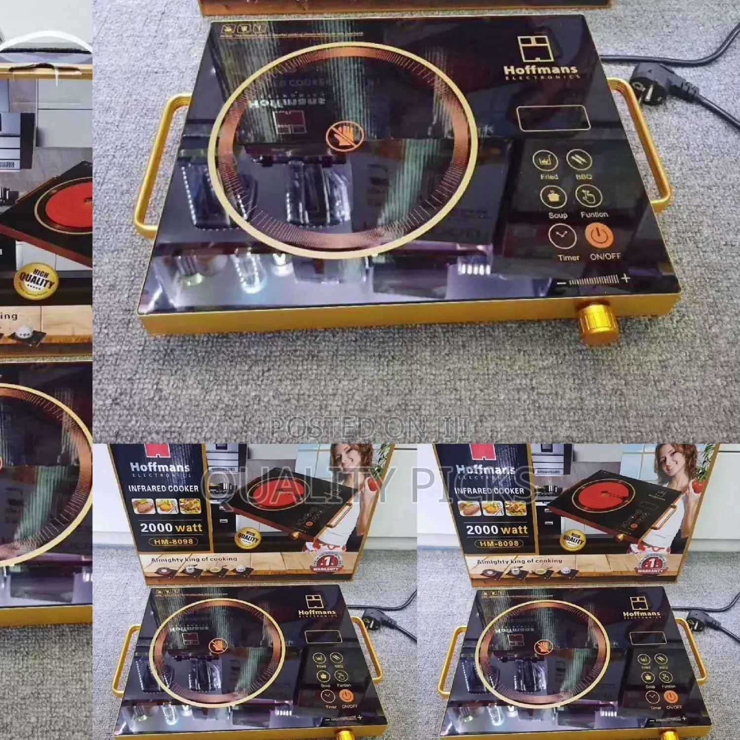 2 Burner Hoffman's Infrared Cooker