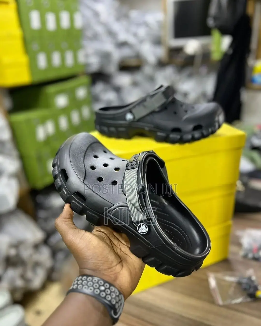 Crocs Black Caiman