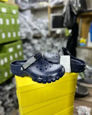 Caiman Navy Blue Crocs