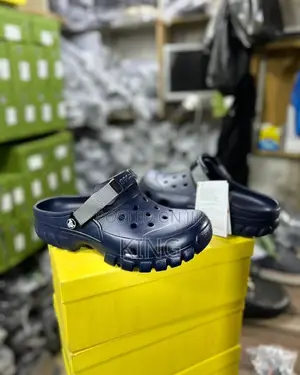 Caiman Navy Blue Crocs