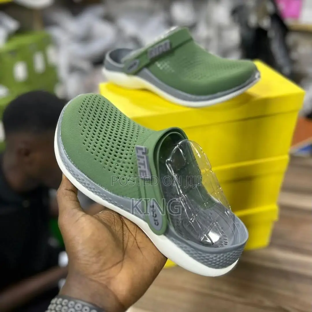 Literide Crocs. Green-Black