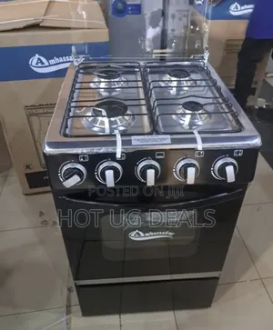 Ambassador Full Gas Cooker 50x50cm - Black