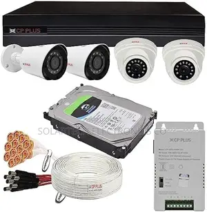 4 Channel CCTV Camera Kit Nk