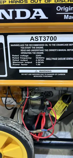 Honda 5kva Petrol Generator Self Start