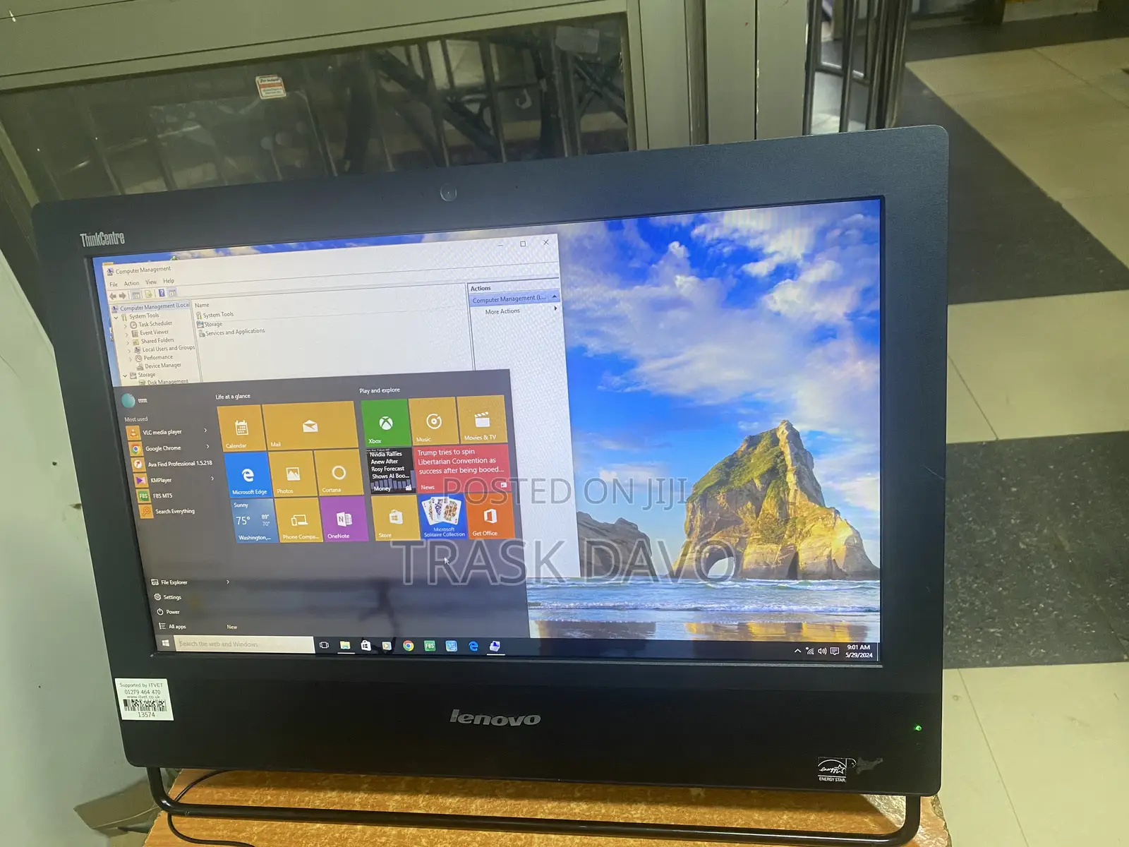 Desktop Computer Lenovo ThinkCentre M710 4GB Intel Core I3 HDD 500GB