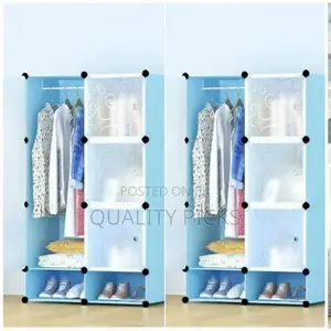 2 Door Plastic Wardrobe
