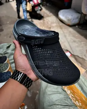 Clear Black -Navy Literide Crocs