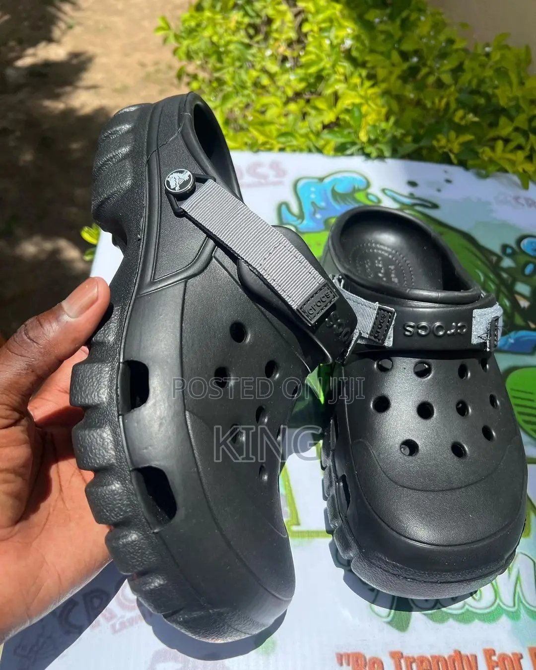 Sol Black Crocs