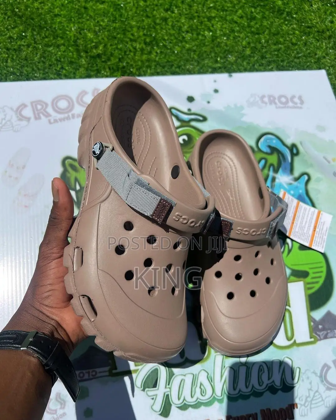 Nik Brown Crocs