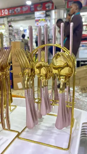 Golden Cutlery Set