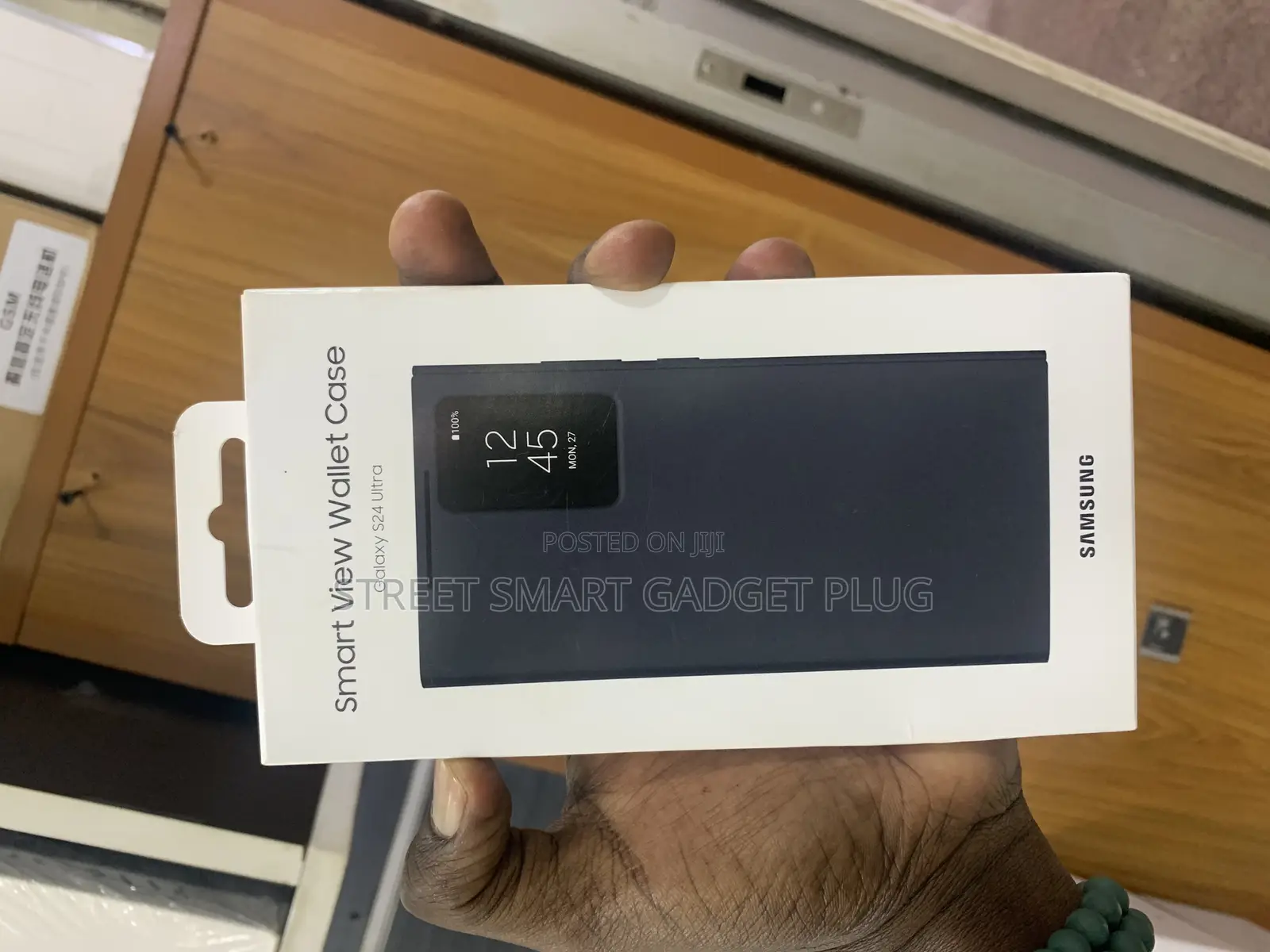 S24ultra Smart Clear View Cases