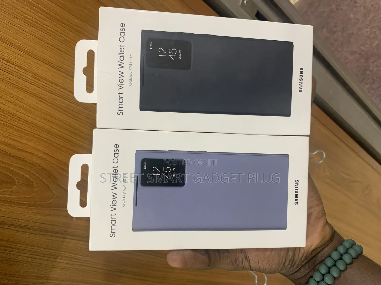 S24ultra Smart Clear View Cases