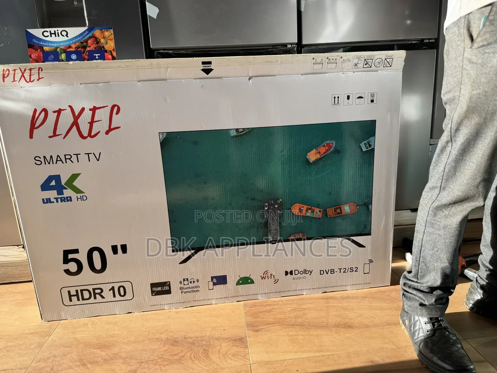 Pixel 50inch Smart TVS Available
