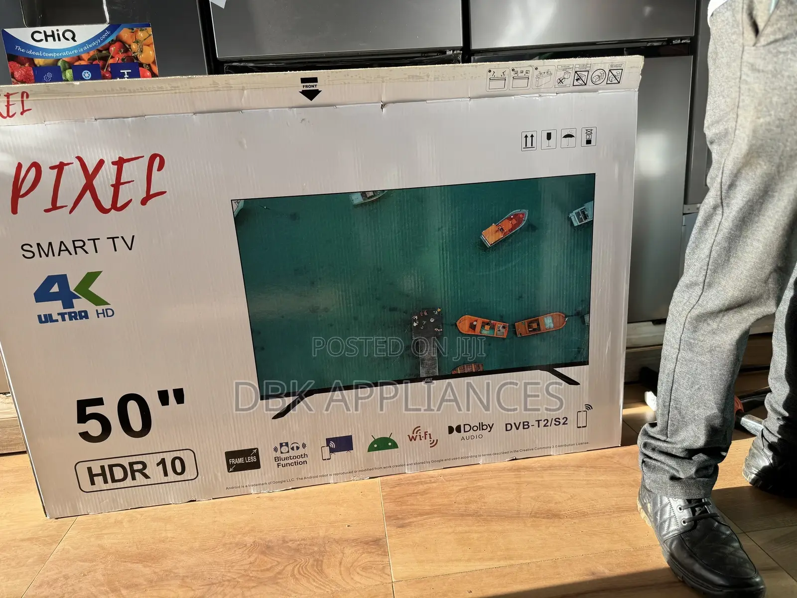 Pixel 50inch Smart TVS Available