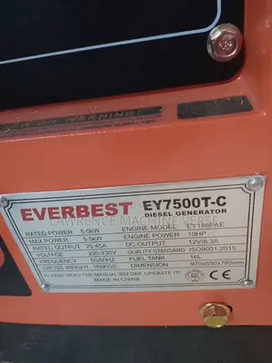 Silent Diesel Generator 5.5kva Ever Best