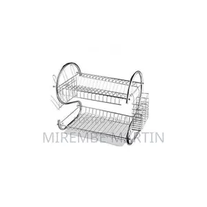 Stainless Steel 2 Tier Dish Drainer Rack.