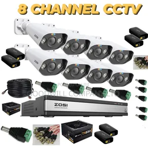 8 Channel Color Vu CCTV Camera at Goodwill
