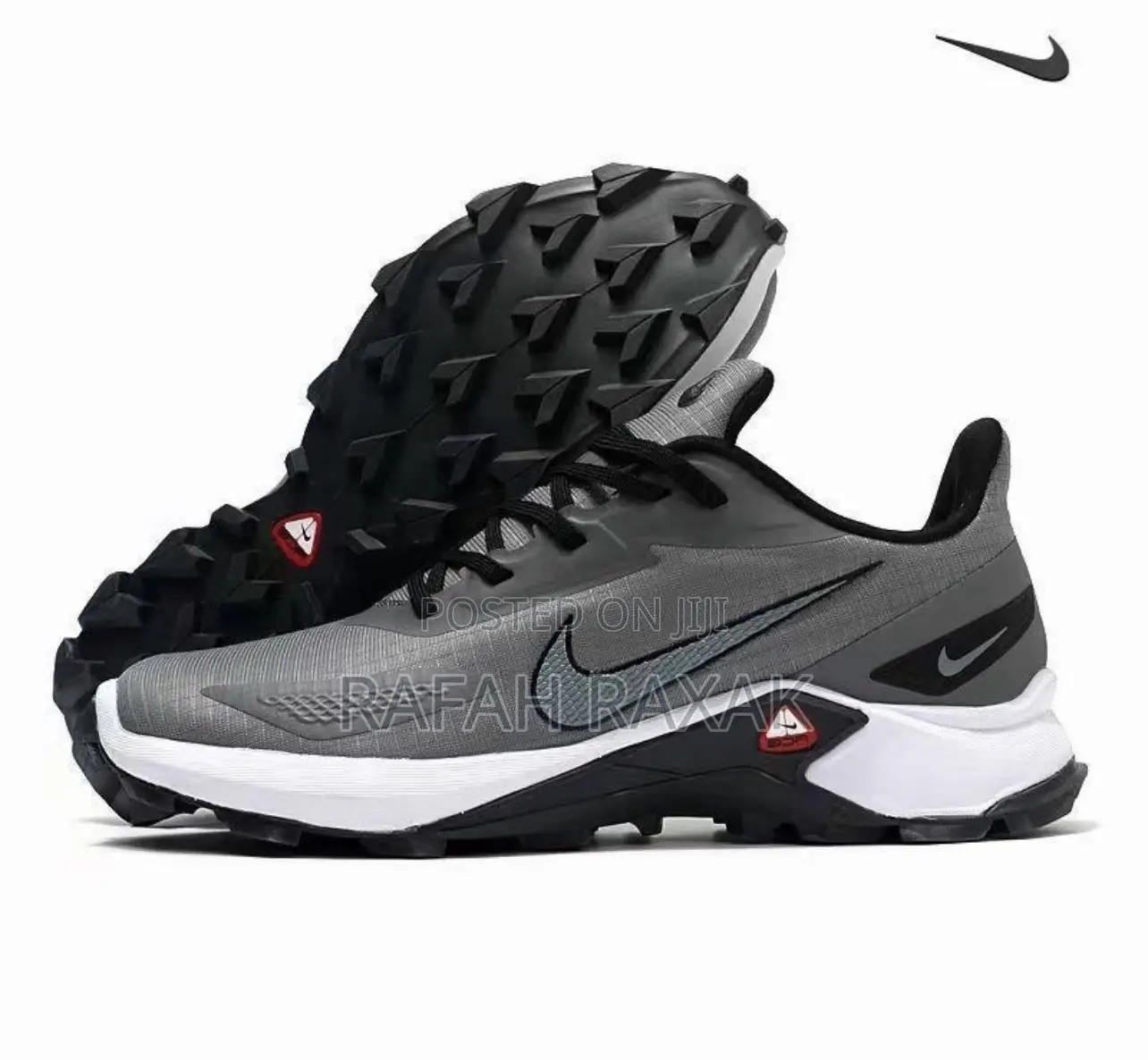 Original Grey White Nike Fast X Sneakers