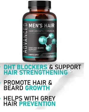 Anti-Hair Loss and Beard Growth Supplement.