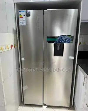 Hisense 670L Side by Side Refrigerator (Silver) No Frost 