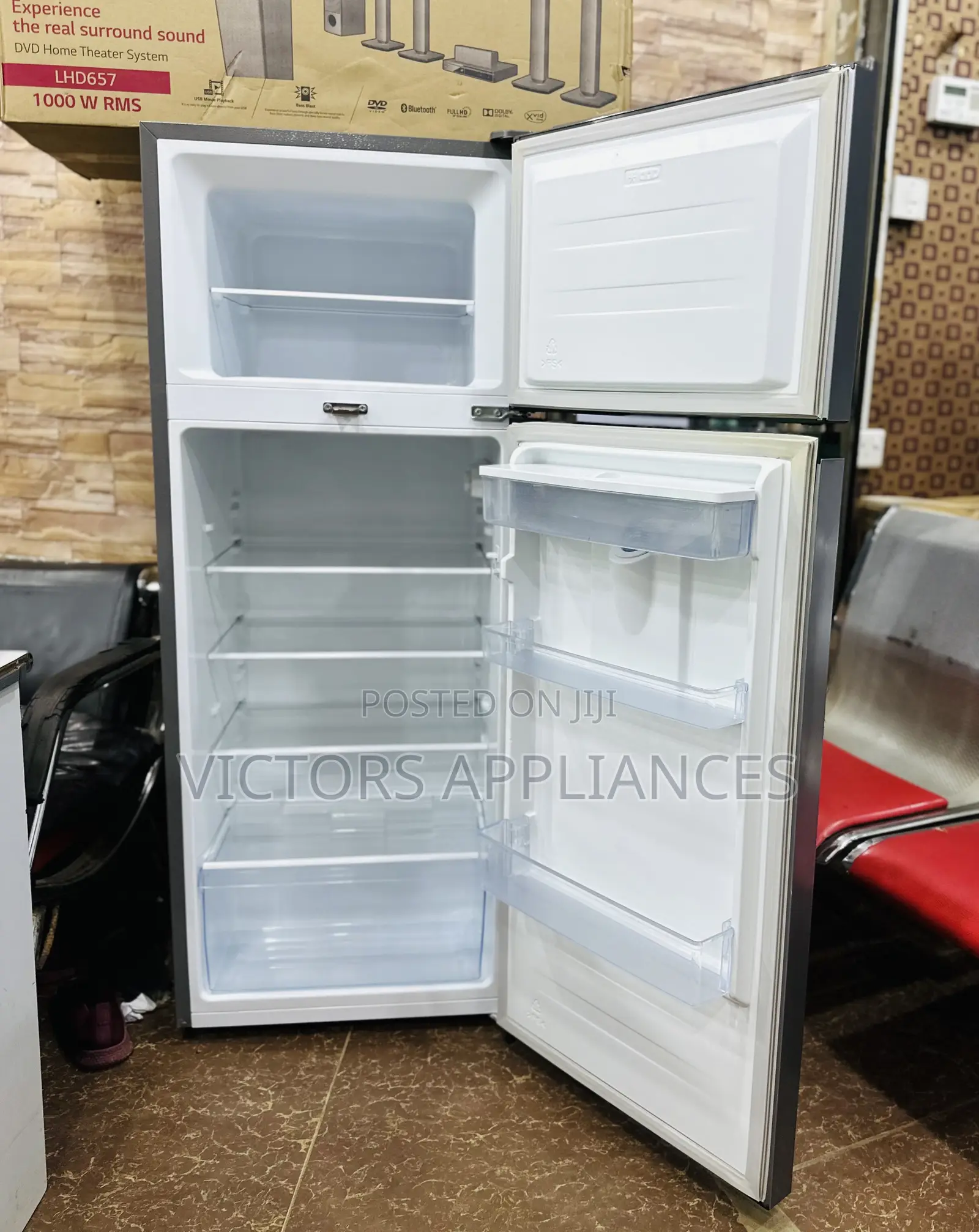 Hisense 270 Liters Double Door Fridge With Water Dispenser