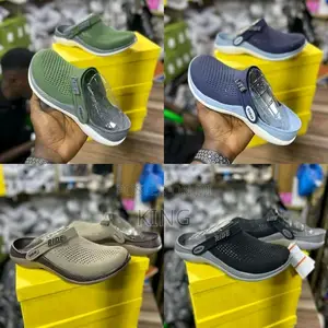 Literide Crocs. New. Black, Green, Brown, Navyblue