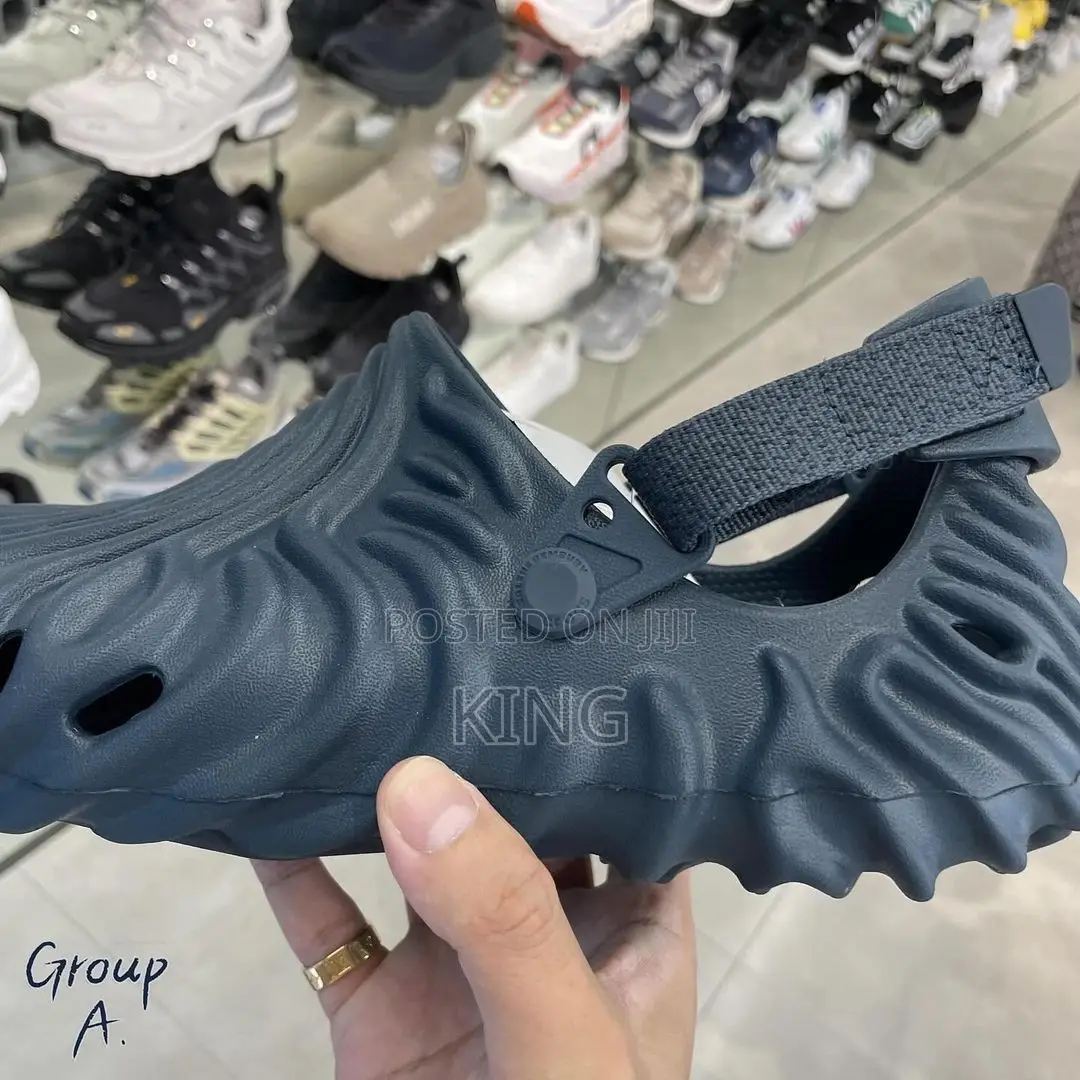 Black New Crocs.
