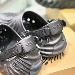 Pollex Crocs in Black.