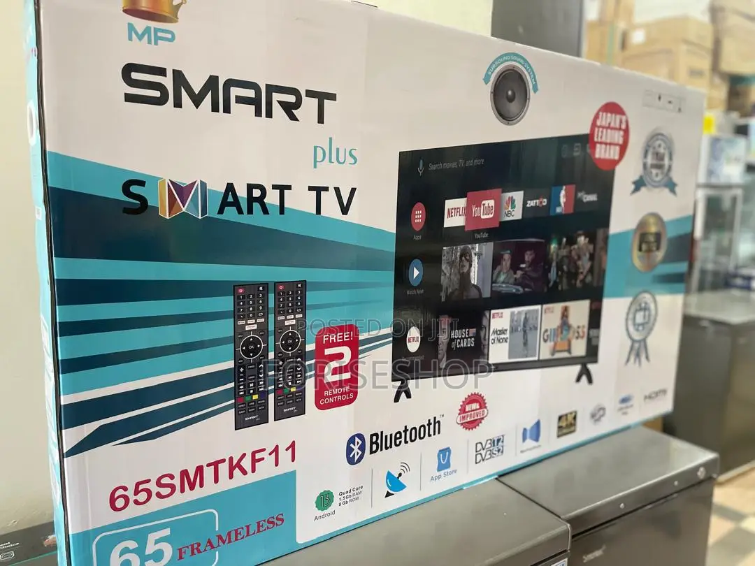 Smartplus 65inch Smart Tvs Available With 2remotes