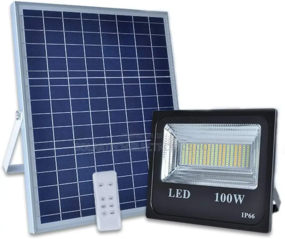 100W Led Solar Flood Lights Lux