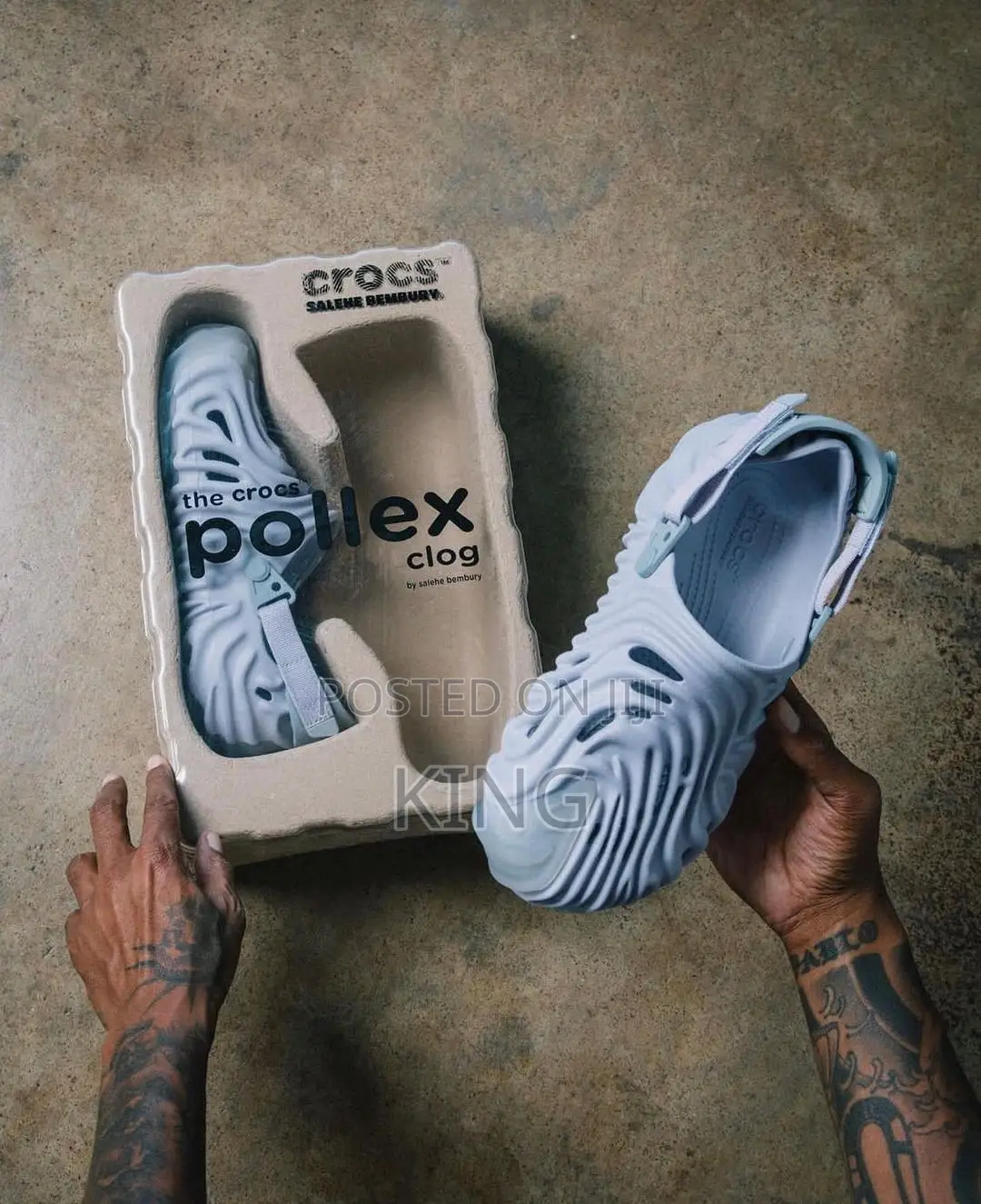 Original Pollex Crocs. Cream