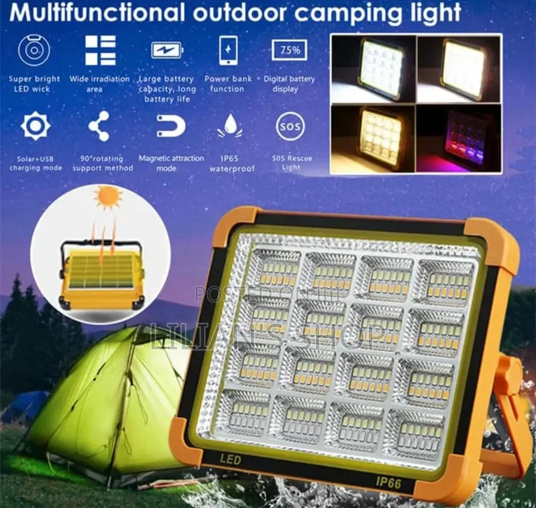 150W Portable Solar Flood Light