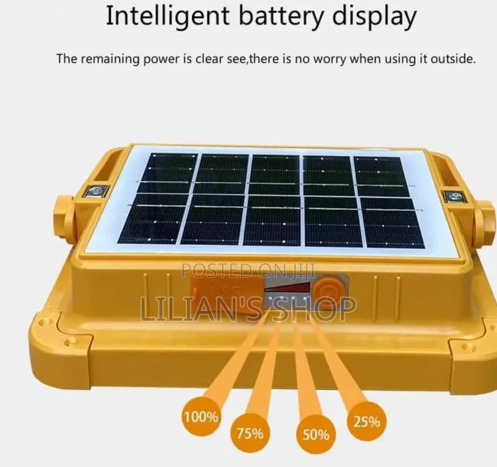 150W Portable Solar Flood Light