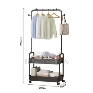 Cloth Hanger With Wheels