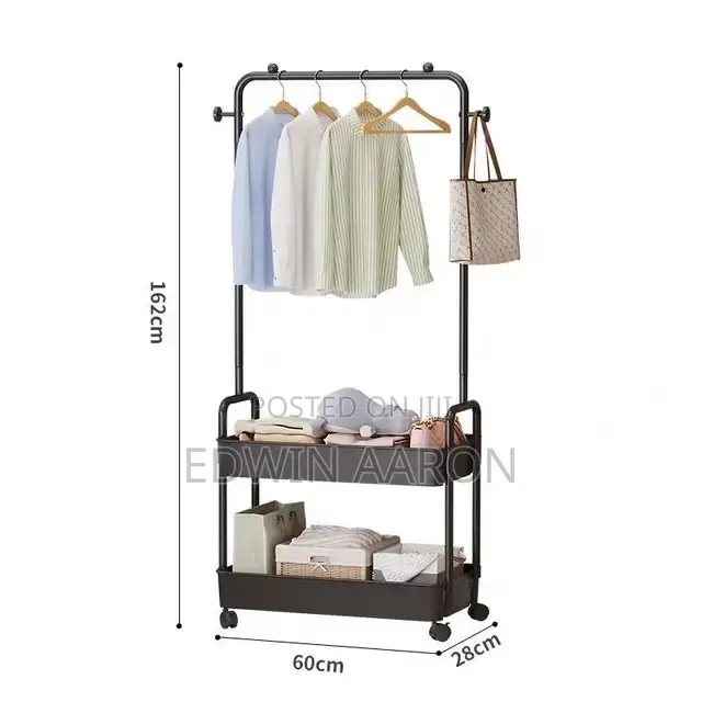 Cloth Hanger With Wheels