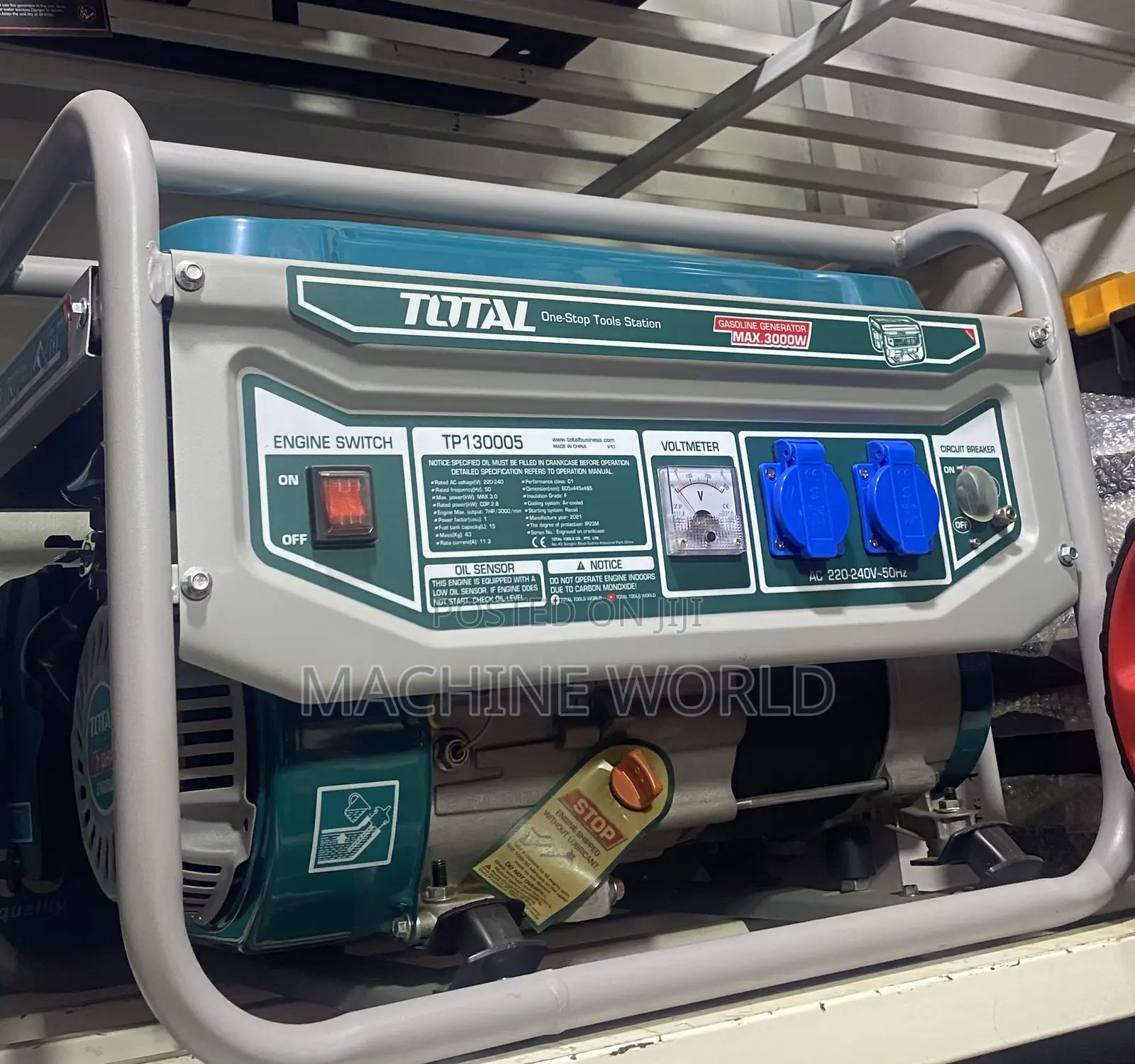 Total Petrol Generator 3.5kva/3500w