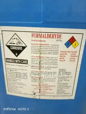 Formaldehyde for Manufacture