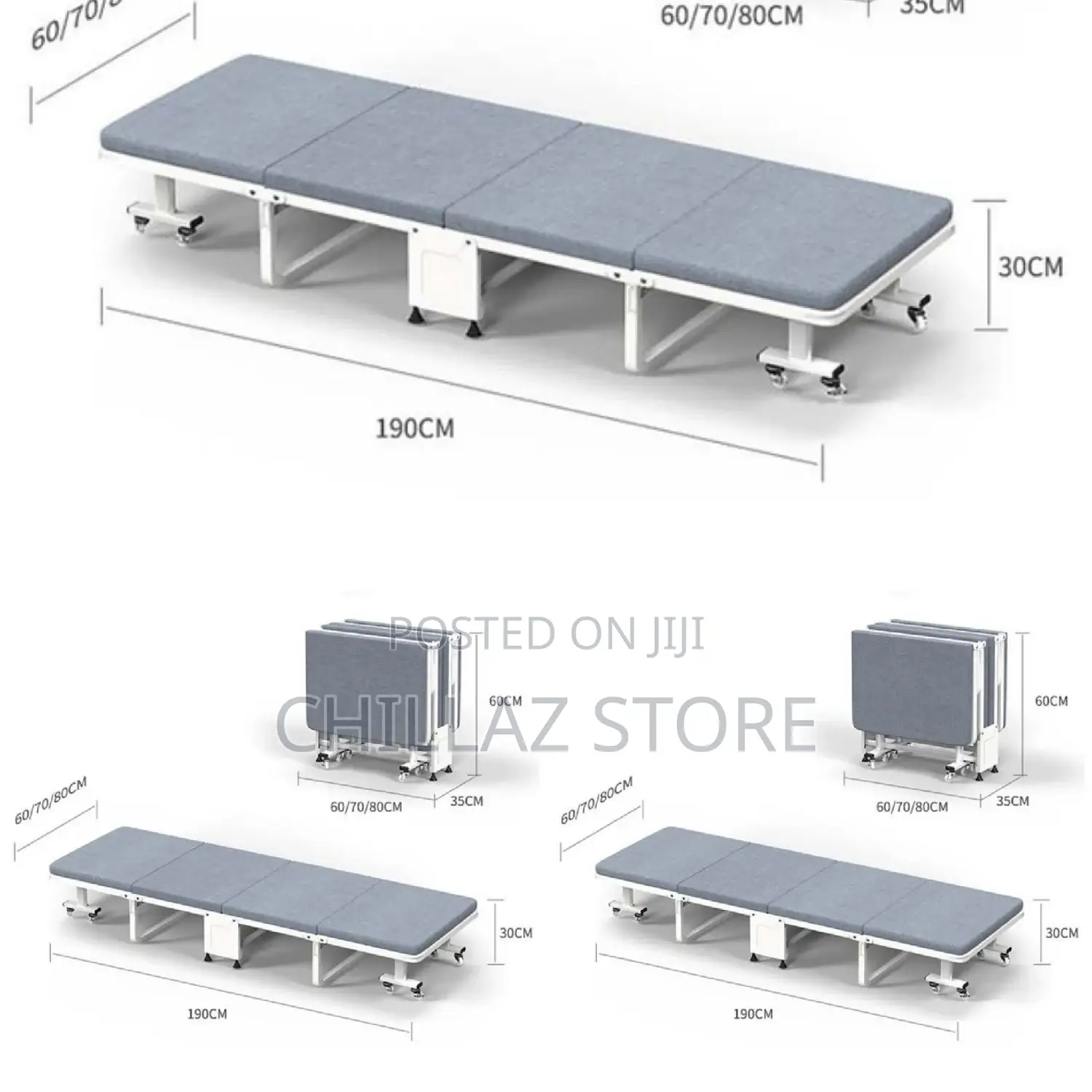 Folding Adjustable Camping Bed